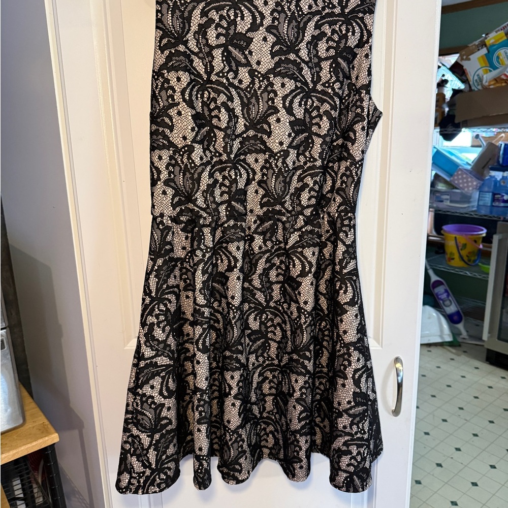 HeartSoul Black and White Lace Dress